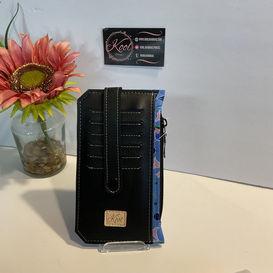 Pink Flower Wallet _ Linds Handmade